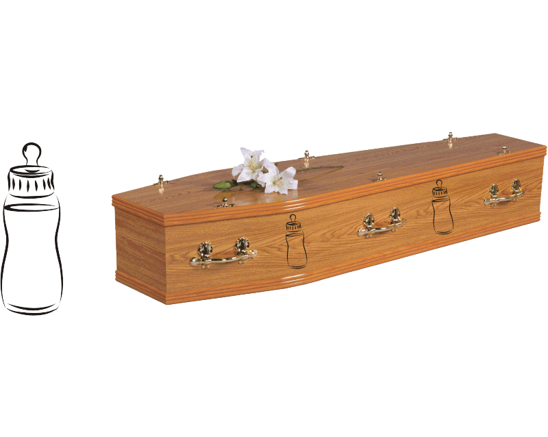 Babys Bottle Coffin Decals